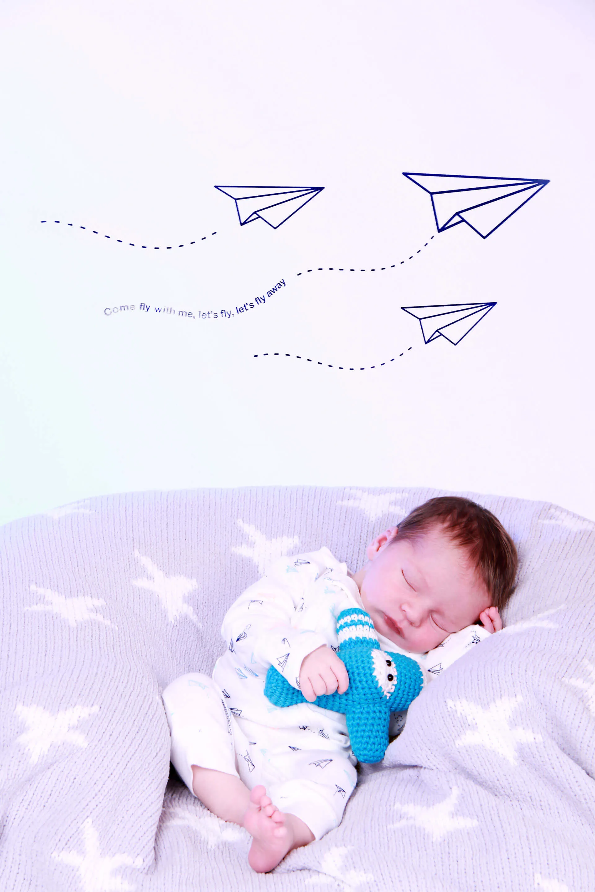 Baby Photo Planes Background