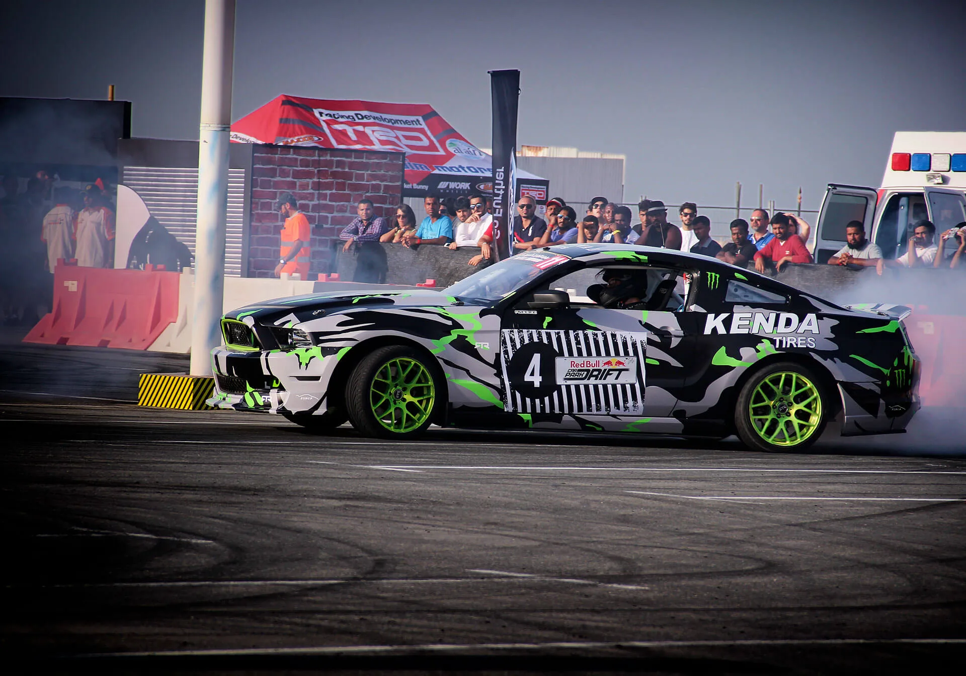 Mustang Car park Drifting Event photo