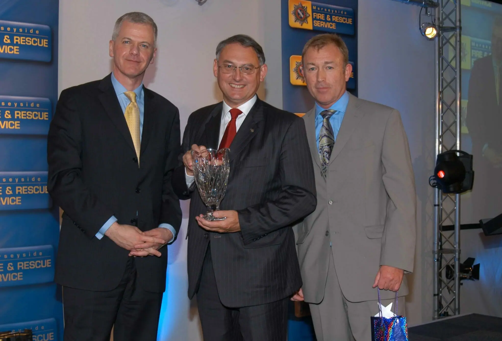 Fire service awards ceremony